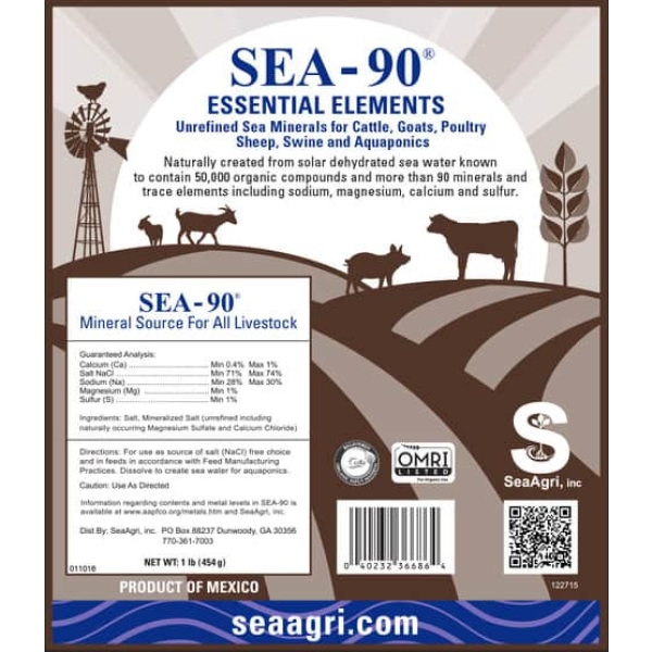 Sea Minerals For Livestock